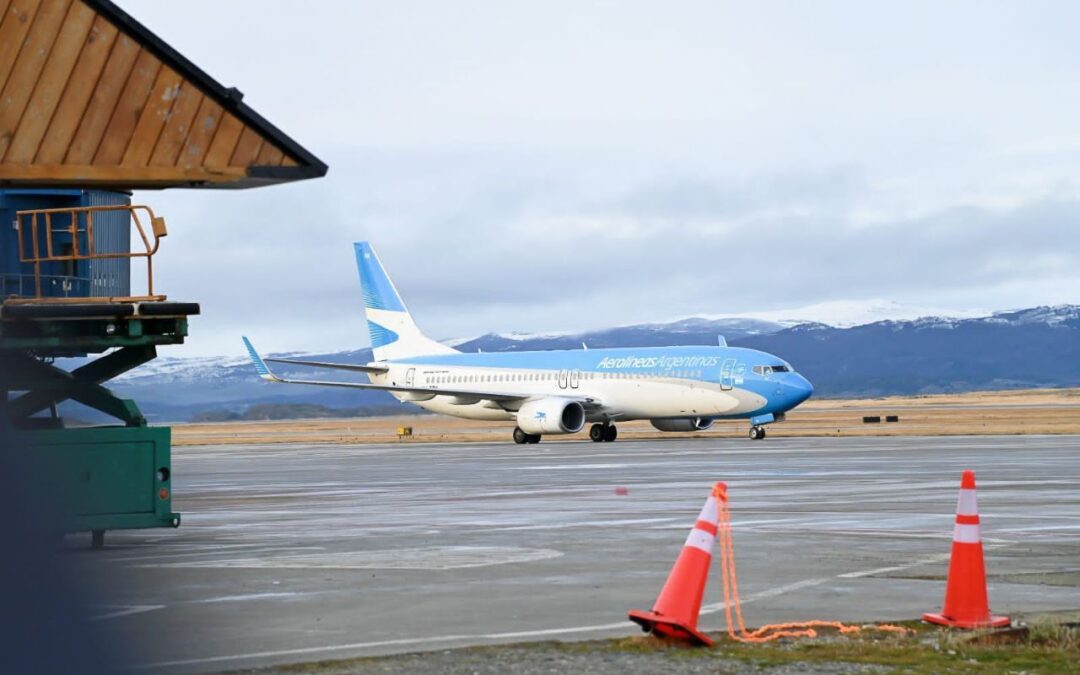 Más de 56.000 pasajeros pasaron por el aeropuerto de Ushuaia