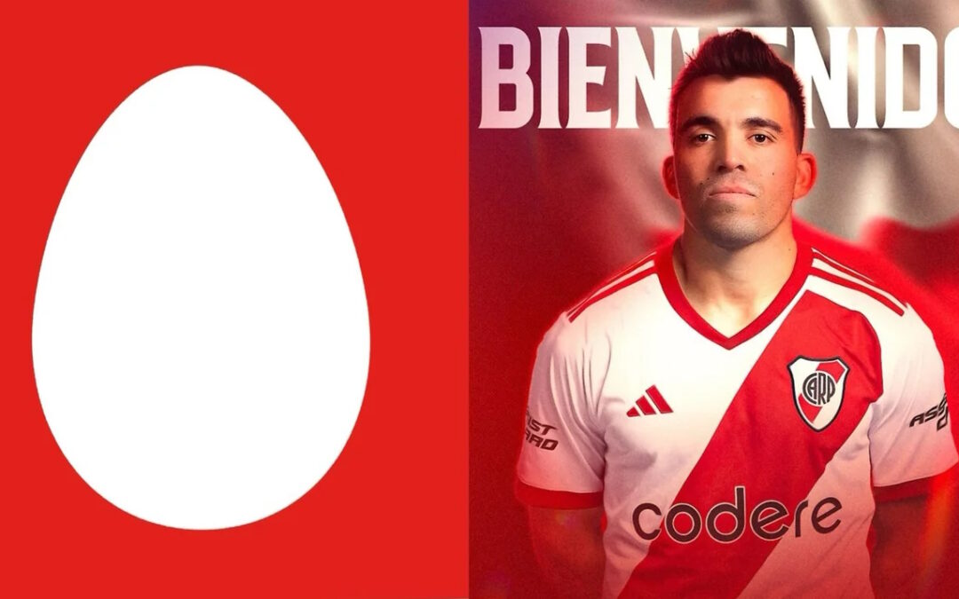River perdió el verificado en X por cambiar su foto de perfil por un «huevo»
