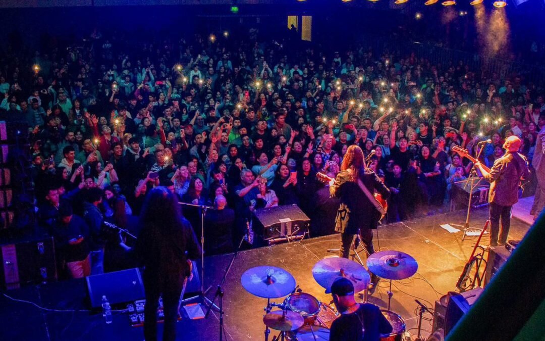 La banda argentina de rock cristiano “Rescate” brindó un recital para los jóvenes riograndenses