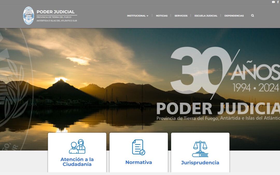 El Poder Judicial de la Provincia renovó su sitio web para mejorar la experiencia de los usuarios