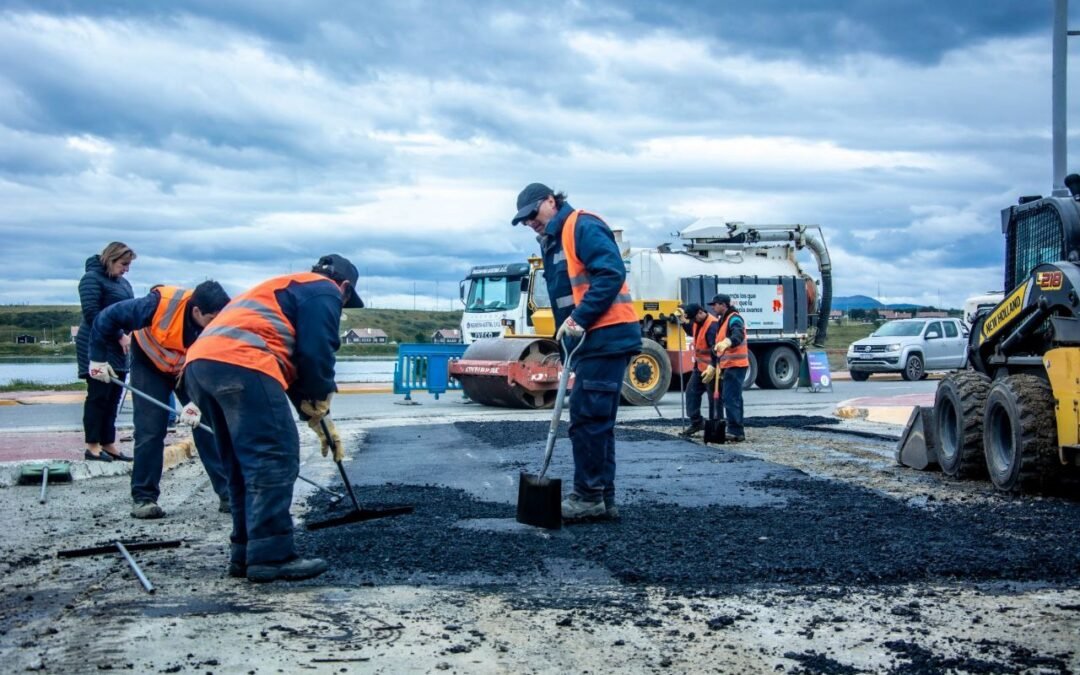 Ushuaia: Finalizaron los trabajos de bacheo de la calle Guaraní y quedó habilitada al tránsito