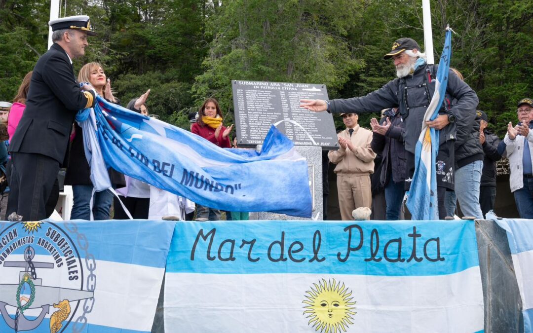 El Gobierno acompañó el recibimiento de la expedición “Homenaje al Submarino Ara San Juan”