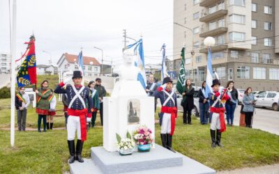 Acto por el Día de la Soberanía Nacional: El Regimiento de Patricios visita Río Grande