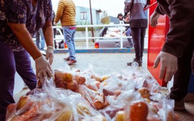 Entrega de módulos alimentarios de comedores escolares