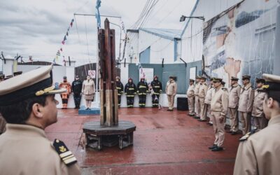 El Municipio acompañó la inauguración de nuevo mástil de la Prefectura Naval