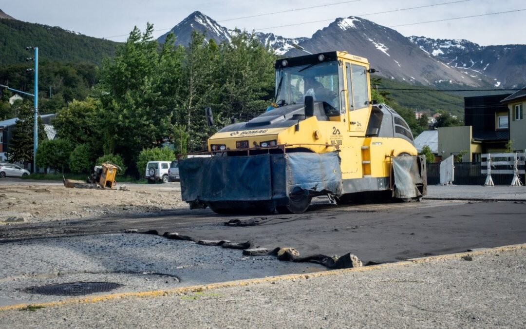 El Municipio repavimentó el puente de calle Los Ñires