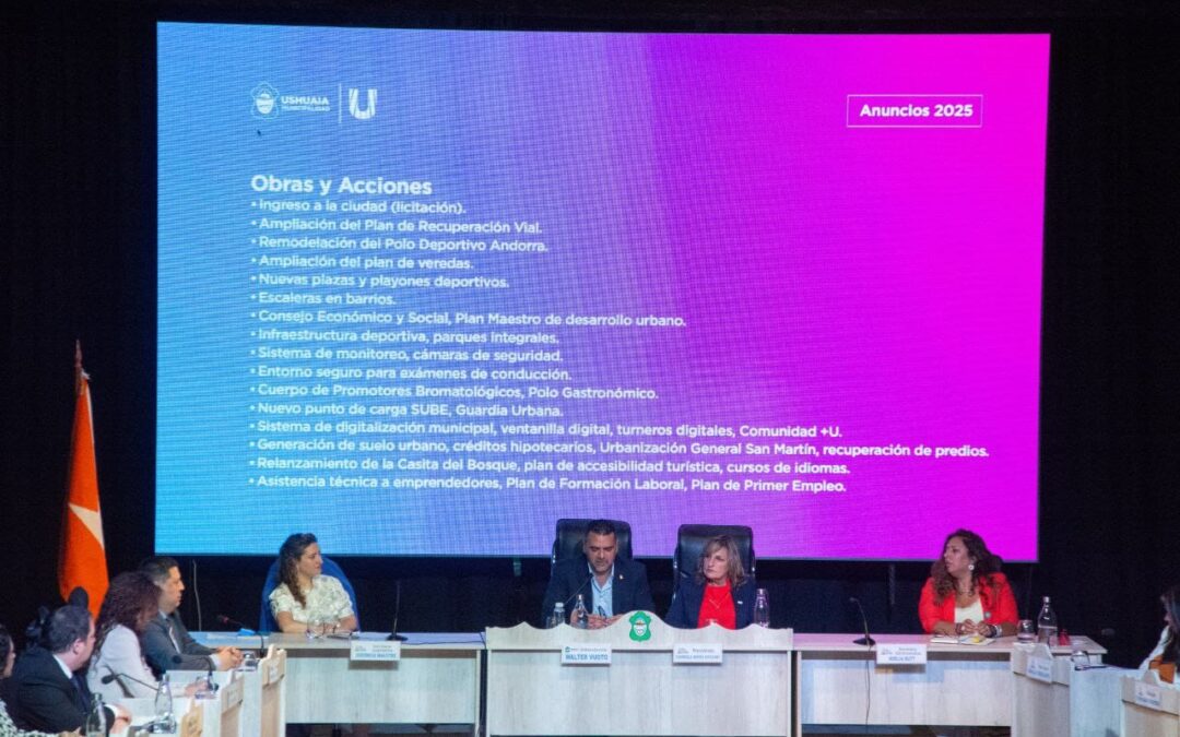 El intendente Vuoto inauguró un nuevo período de sesiones del Concejo Deliberante