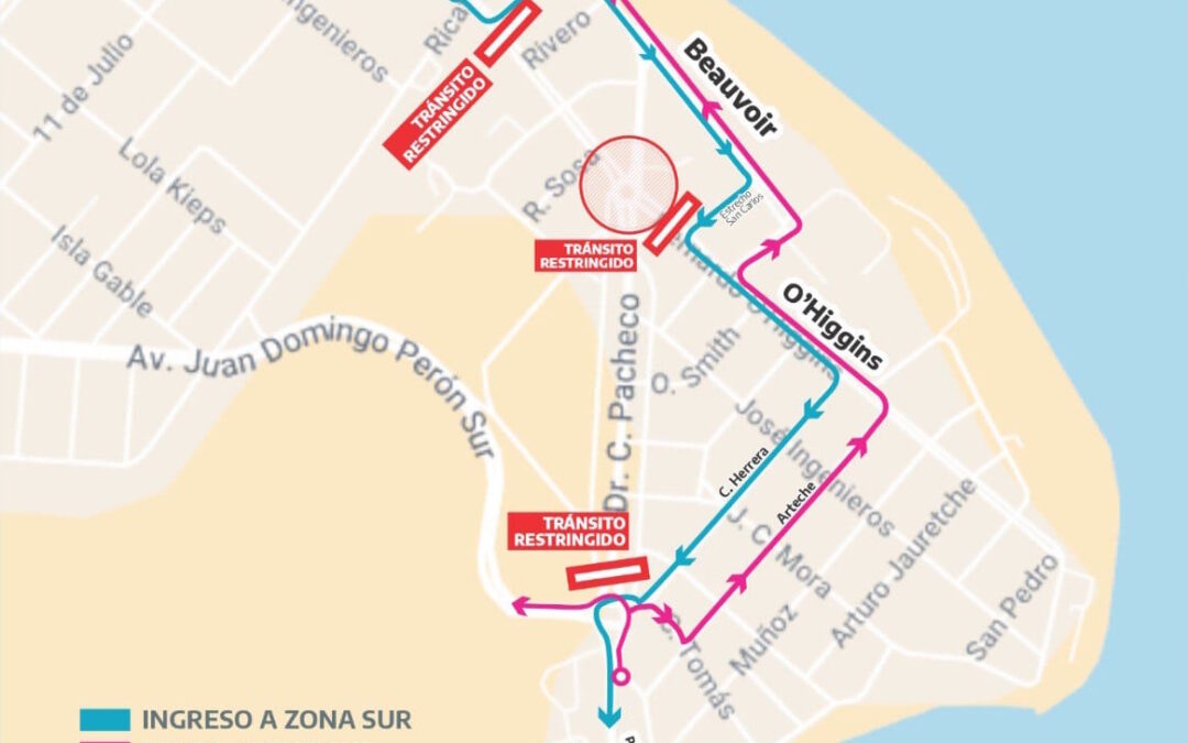 Modernización vial: Comienzan los trabajos en la Rotonda de O’Higgins y Pacheco