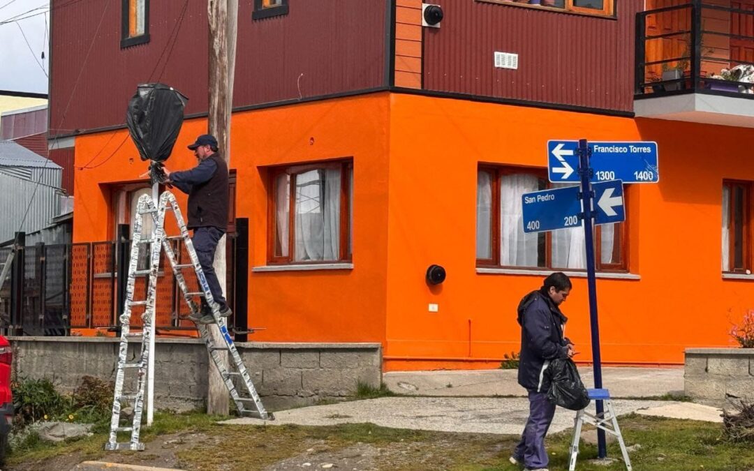 Las calles del barrio Los Fueguinos ya tienen sentido único de circulación