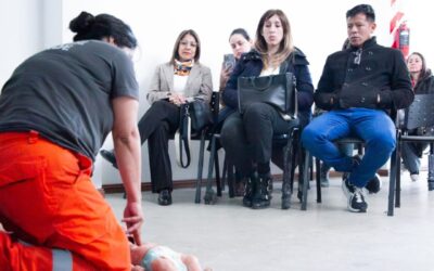 Defensa Civil capacitó en primeros auxilios al personal del Tribunal de Cuentas Municipal