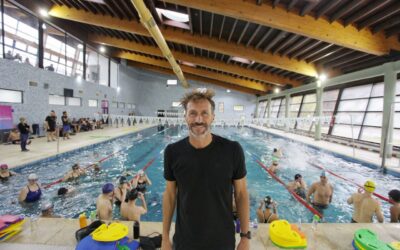 José Meolans brindó clínica de natación y destacó la infraestructura de Ushuaia