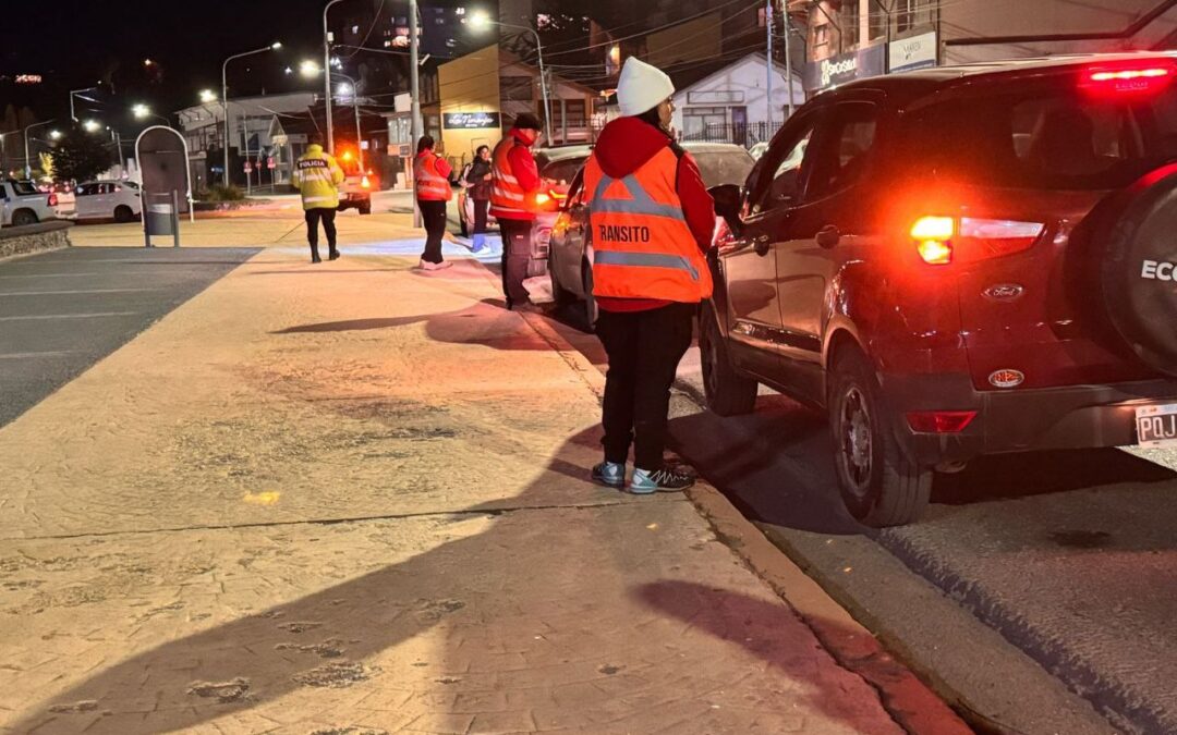 Personal de Tránsito controló 250 vehículos en Ushuaia