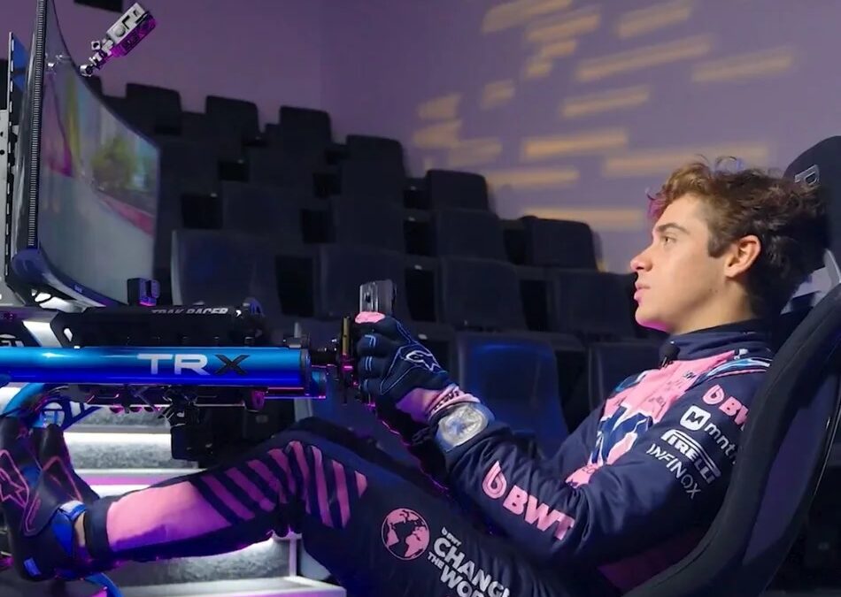 Colapinto mostró cómo es una vuelta en el GP de Mónaco y casi choca dos veces