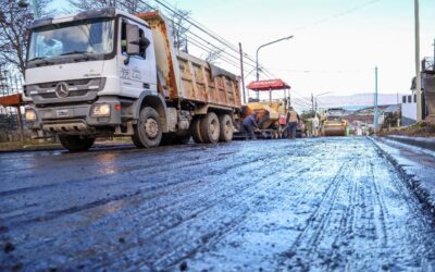 El Municipio asfaltó la calle Provincia Grande
