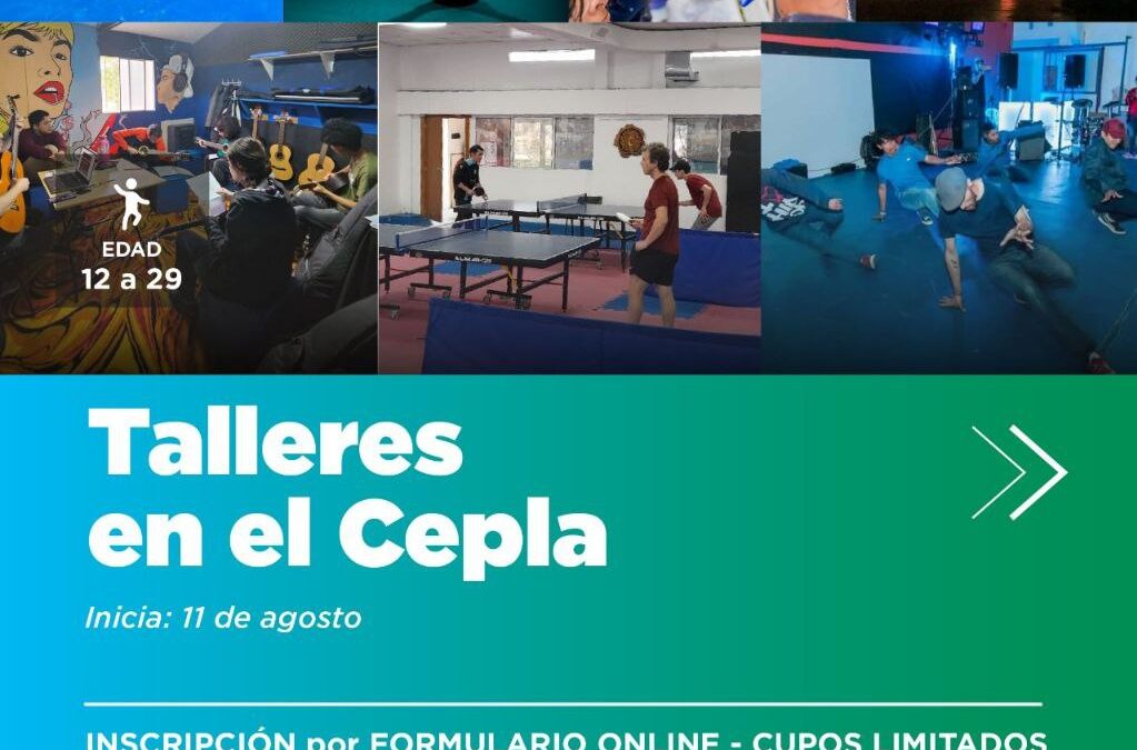 Ushuaia abrió la inscripción a talleres gratuitos para adolescentes y jóvenes en el CePLA–El Palomar