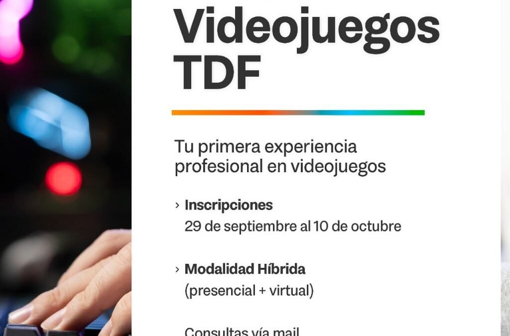 Abren convocatoria para formarse en desarrollo de videojuegos