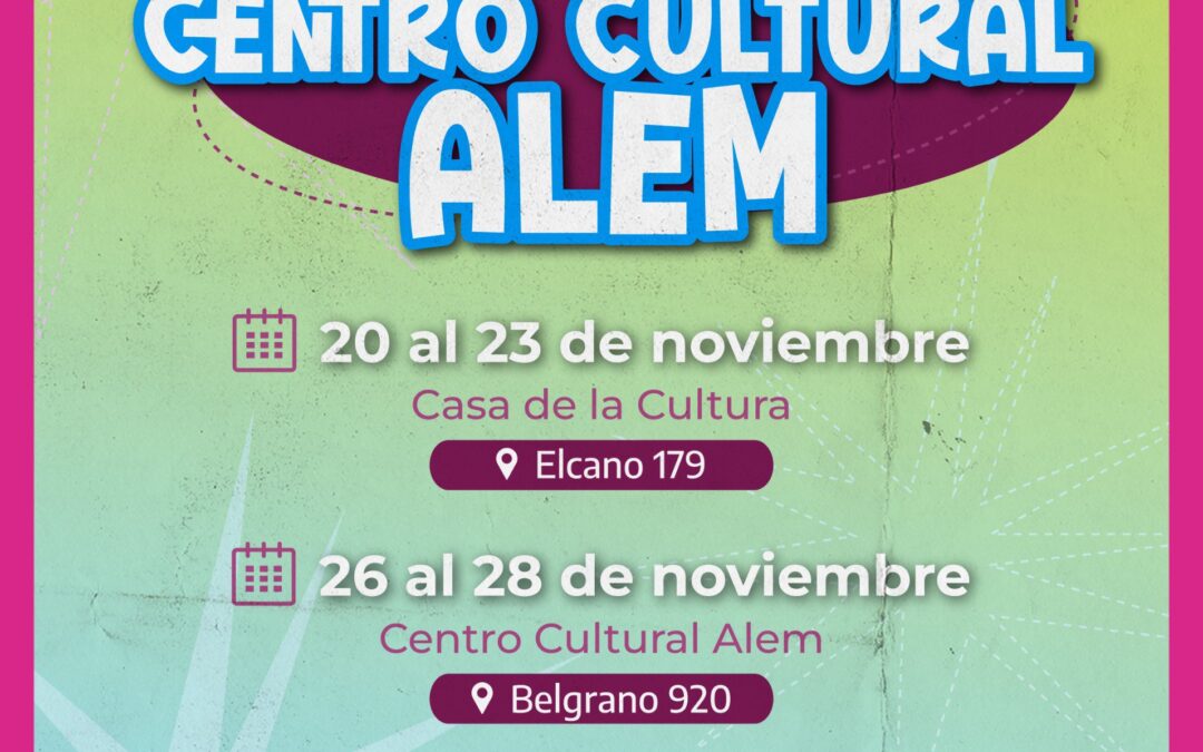 Comienza la muestra anual de los talleres del Centro Cultural Alem