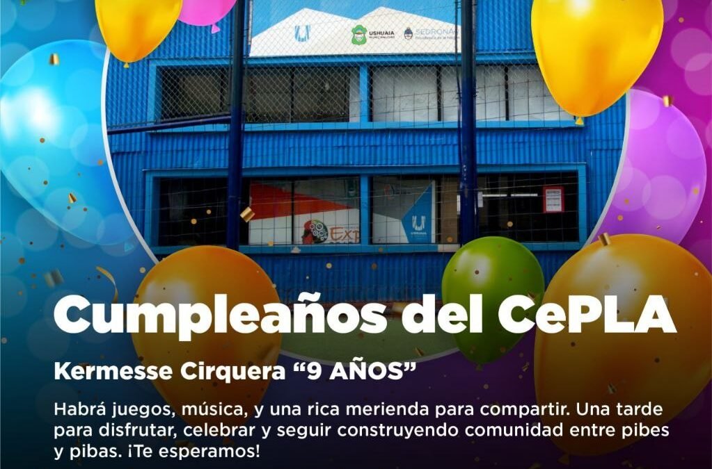 El CePLA El Palomar celebrará su 9° aniversario con una kermesse abierta a la comunidad