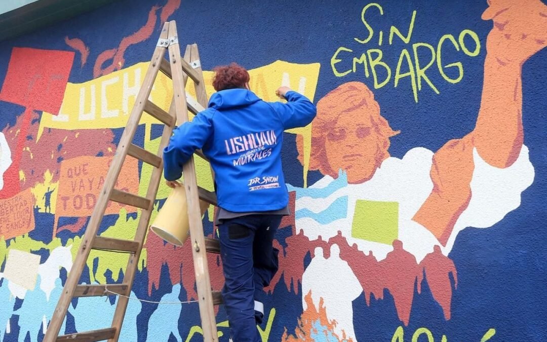 Avanza la 7º Edición del Encuentro Internacional de Muralistas en el Fin del Mundo