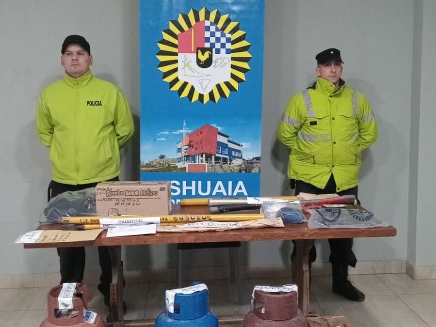 Allanamientos en Ushuaia por robo y daños en servicios