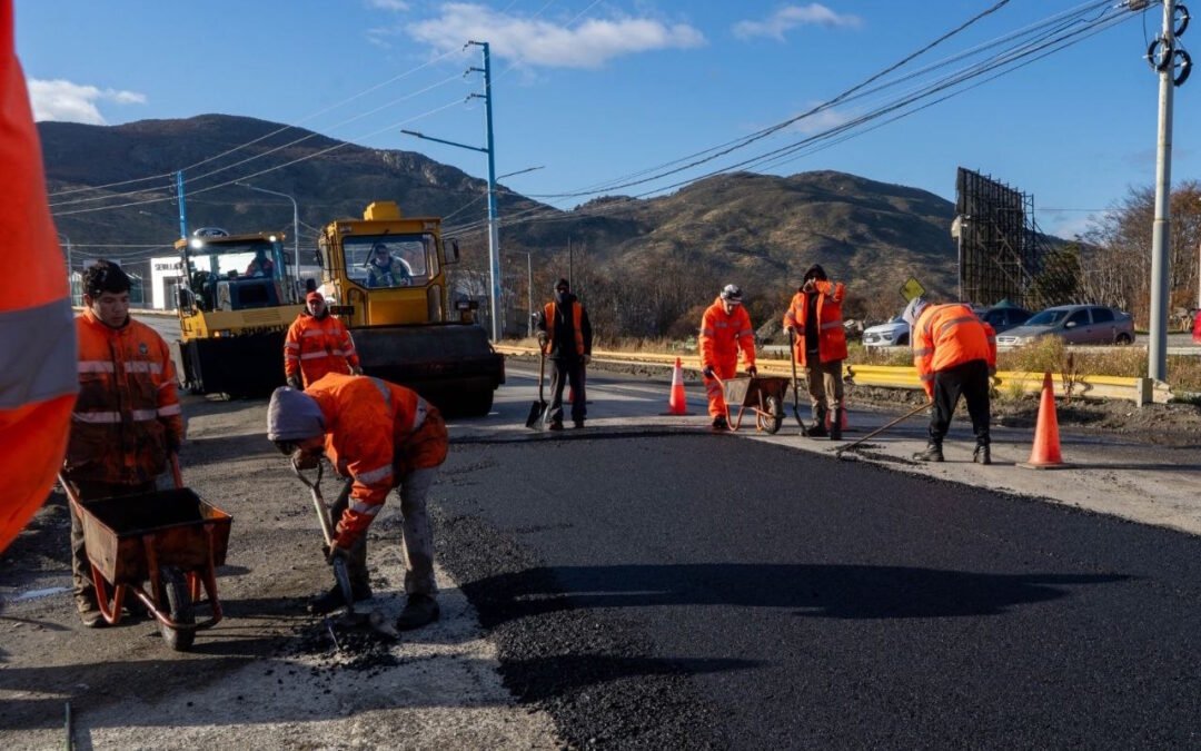 El Municipio de Ushuaia completó la última etapa de la repavimentación de Héroes de Malvinas