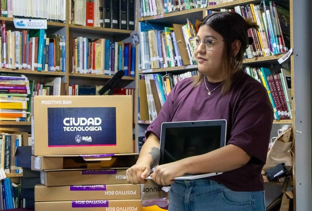 Inclusión digitalLa Biblioteca Infanto Juvenil se incorporó a la Red de Nodos Tecnológicos
