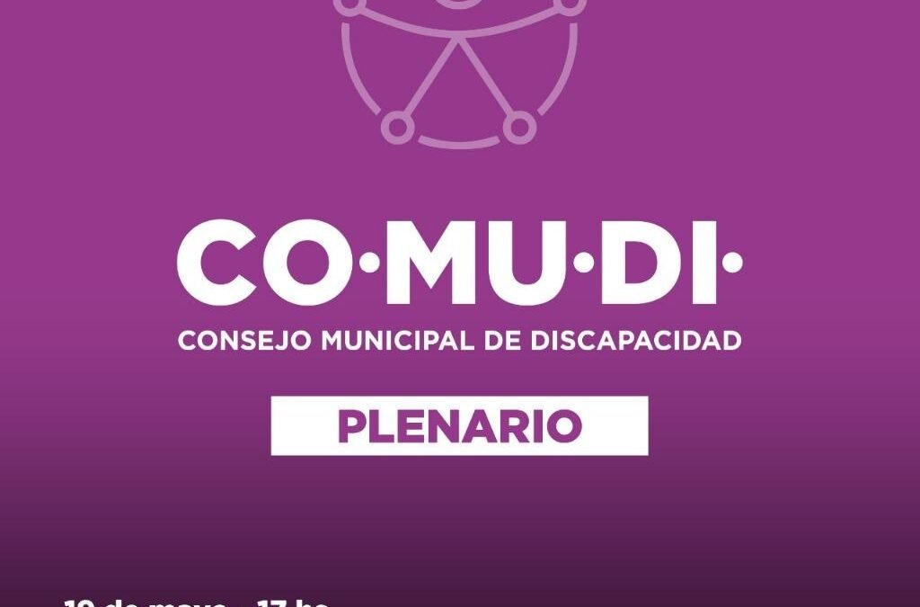 Convocan a una nueva plenaria del Consejo Municipal de Discapacidad