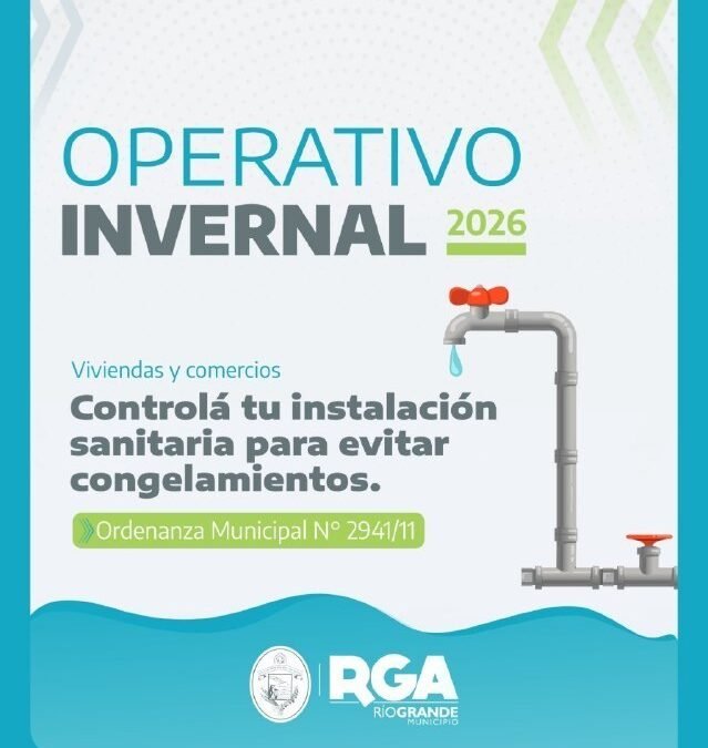 Recuerdan medidas para evitar el congelamiento de cañerías