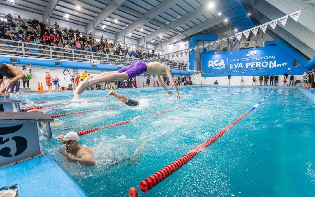 La ciudad de Río Grande fue sede del Circuito Patagónico Austral de Natación