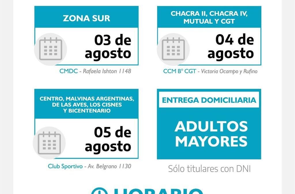 Nueva entrega de módulos alimentarios en Río Grande