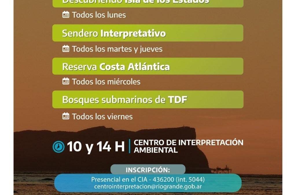 Río Grande suma actividades ambientales en agosto