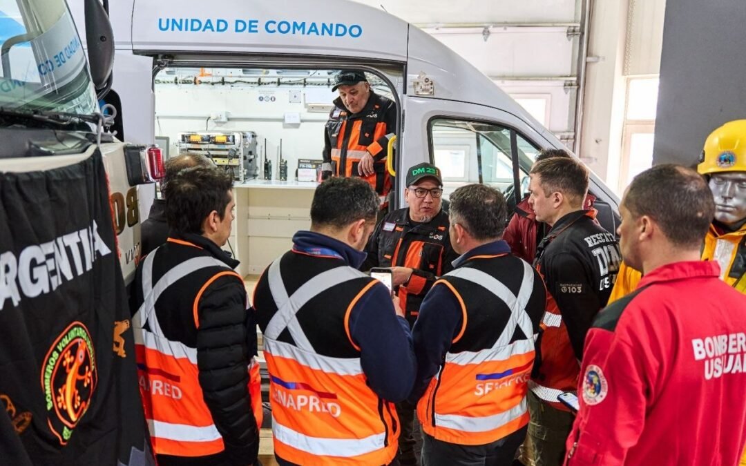 Defensa Civil Municipal participó de Jornadas de Intercambio con el SENAPREB de Chile
