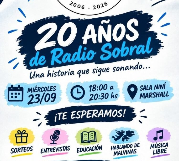 Radio Sobral celebra 20 años con una jornada abierta