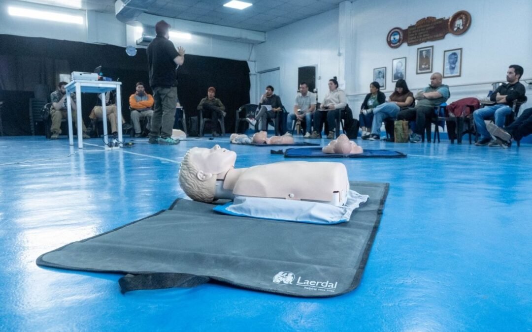 Ushuaia capacitó en RCP y primeros auxilios