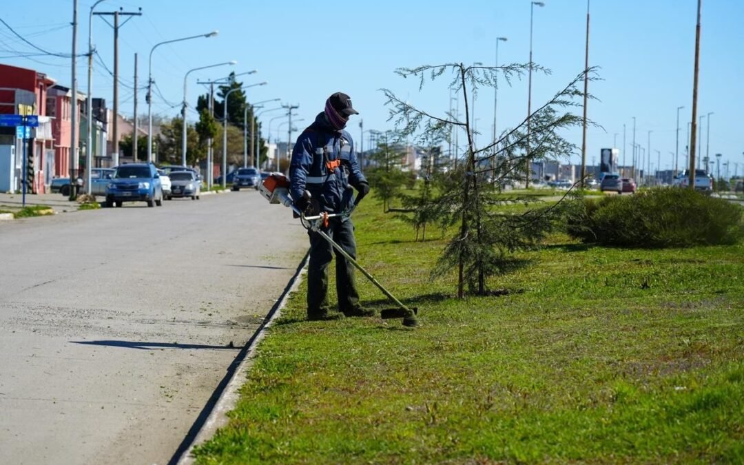 Río Grande intensifica los trabajos de embellecimiento urbano de cara al verano